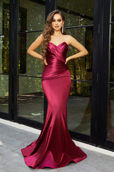 Satin Sweetheart Rohnia Gown